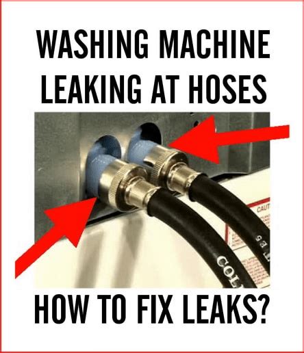 How To Fix Leaking Washing Machine Hoses – 3。